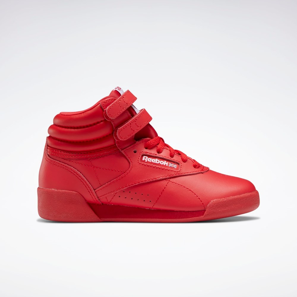 Reebok Freestyle Hi Shoes - Preschool Punainen Punainen Valkoinen | ILWGQA-324
