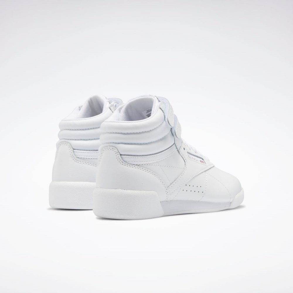 Reebok Freestyle Hi Shoes - Preschool Valkoinen Valkoinen Valkoinen | BLZPFI-598