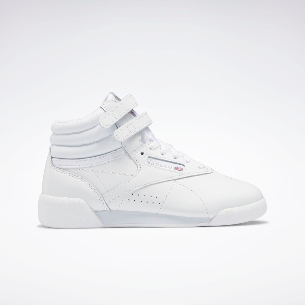 Reebok Freestyle Hi Shoes - Preschool Valkoinen Valkoinen Valkoinen | BLZPFI-598