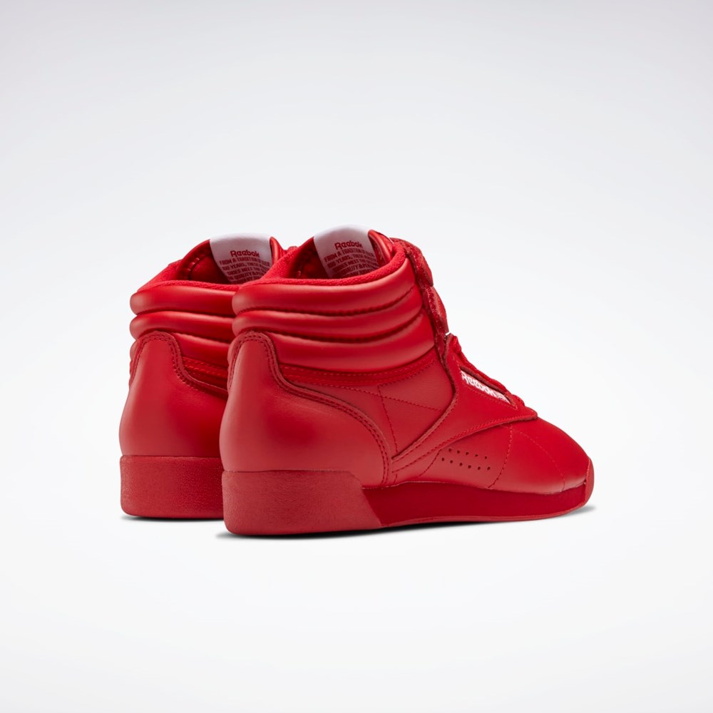 Reebok Freestyle Hi Shoes Punainen Punainen Valkoinen | JLFPUG-182