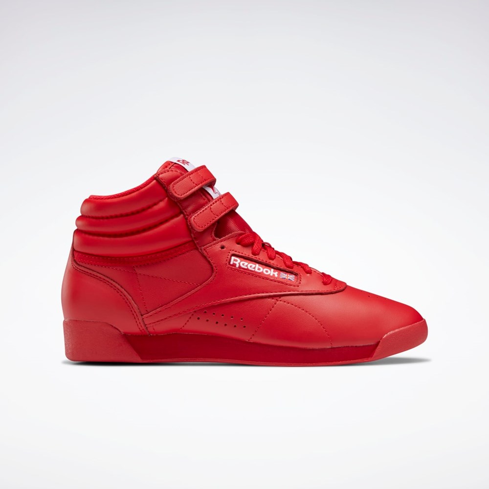 Reebok Freestyle Hi Shoes Punainen Punainen Valkoinen | JLFPUG-182