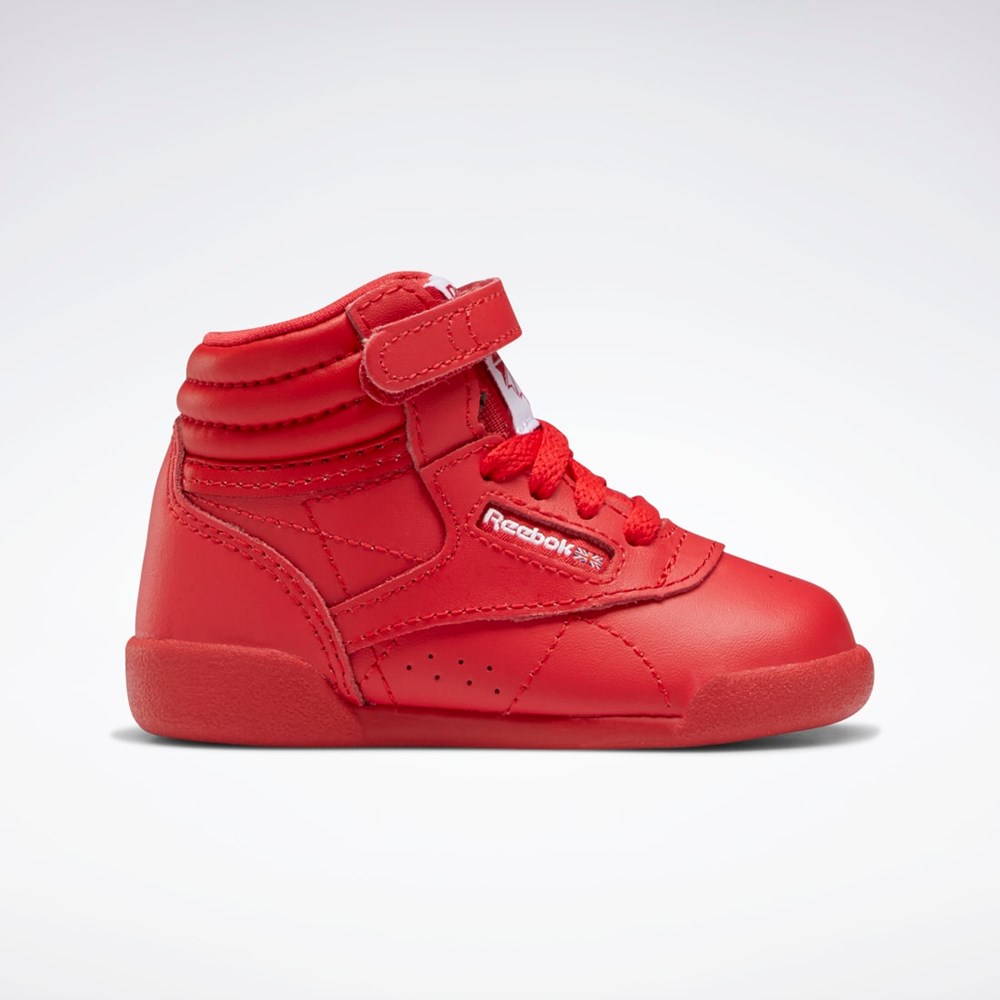 Reebok Freestyle Hi Shoes - Toddler Punainen Punainen Valkoinen | EIZMWG-357