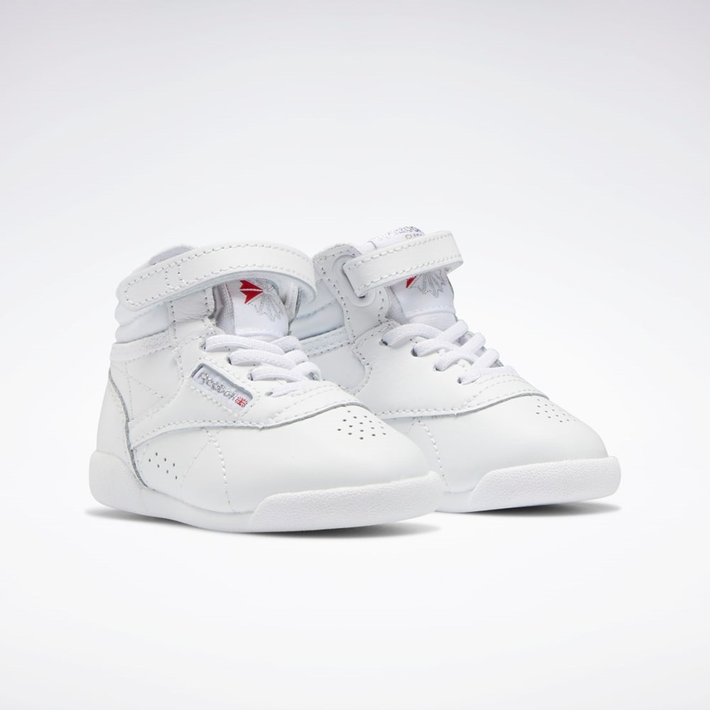 Reebok Freestyle Hi Shoes - Toddler Valkoinen Valkoinen Valkoinen | POZJEA-403