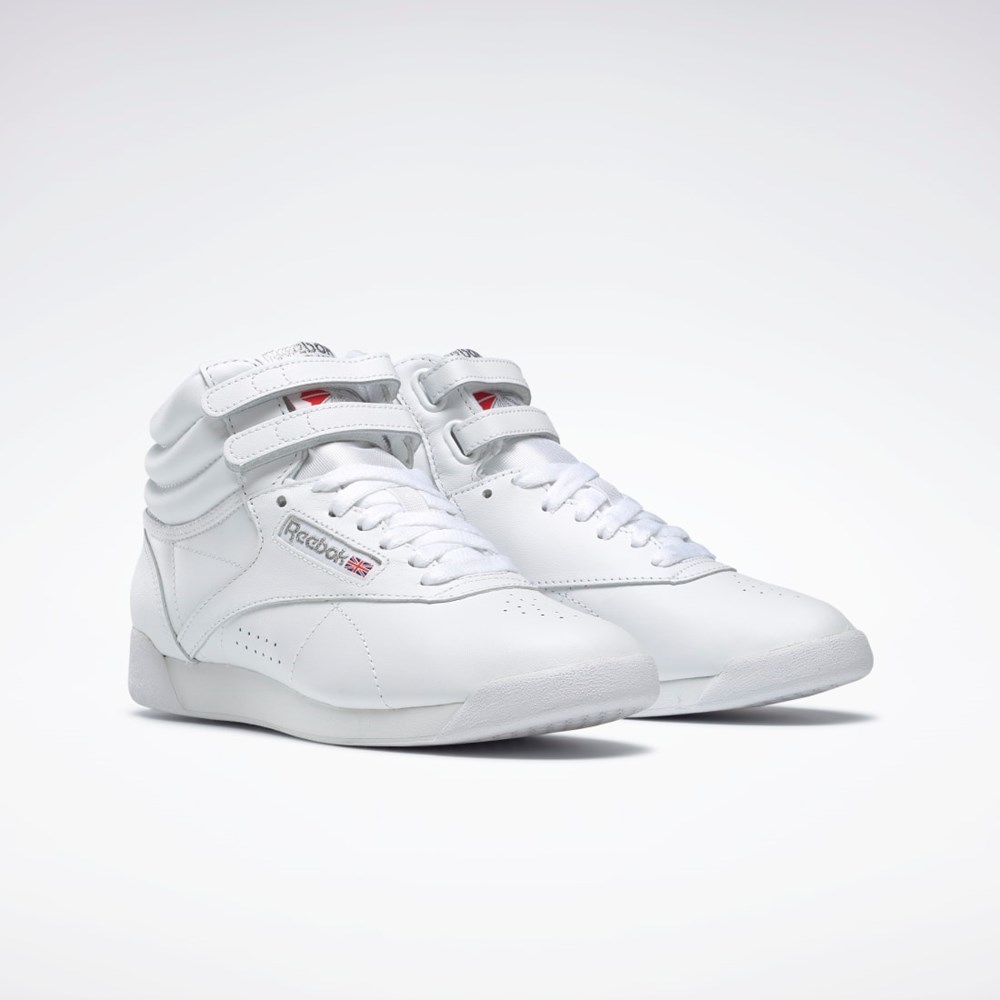 Reebok Freestyle Hi Shoes Valkoinen | YRASVW-876