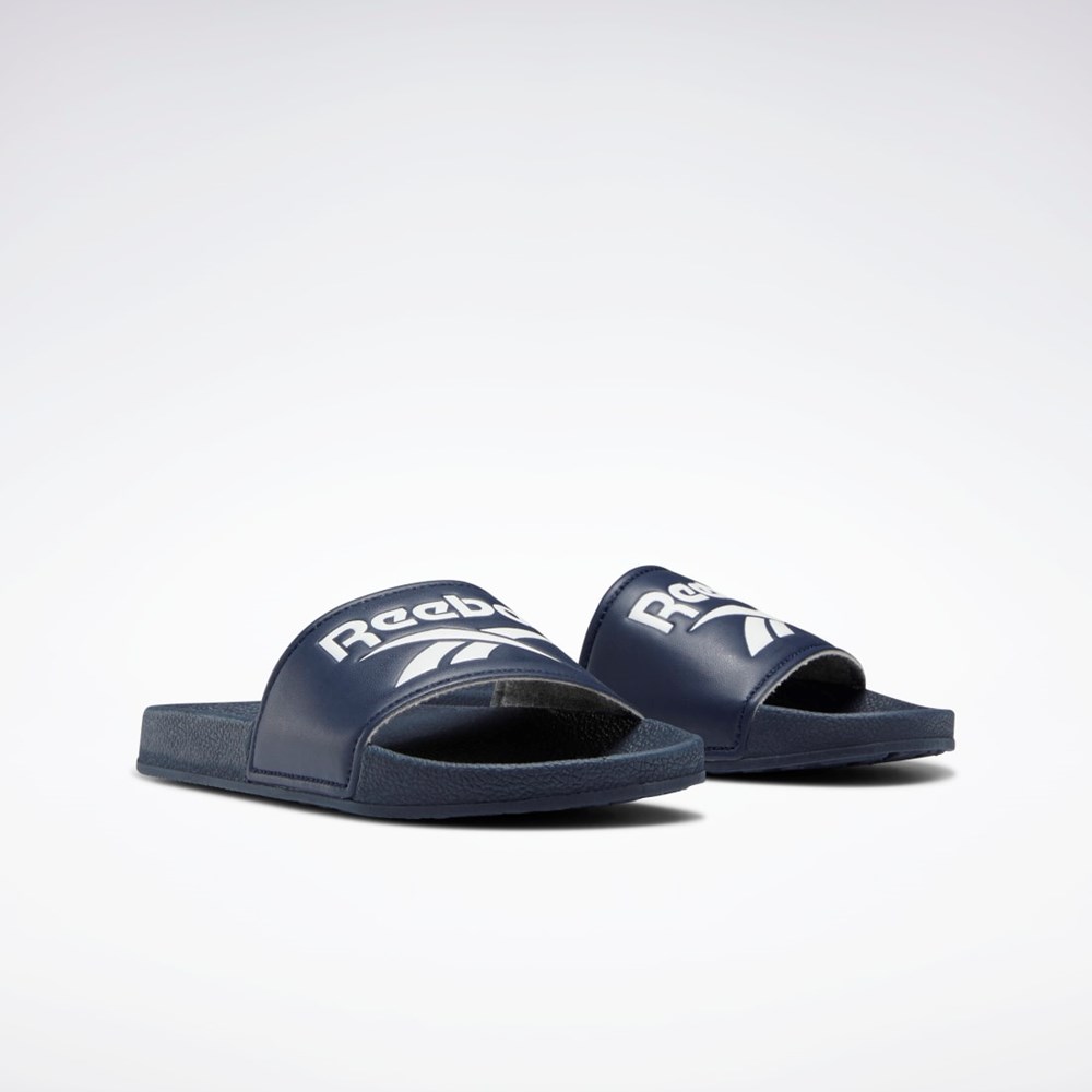 Reebok Fulgere Slides - Preschool Laivastonsininen Laivastonsininen Valkoinen | HSEVGO-785