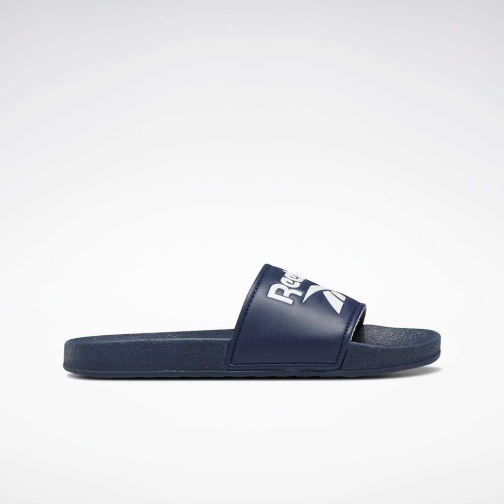 Reebok Fulgere Slides - Preschool Laivastonsininen Laivastonsininen Valkoinen | HSEVGO-785