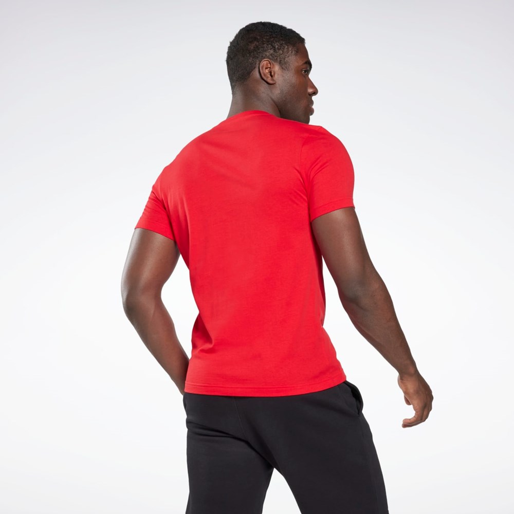 Reebok Graafinen Series Linear Logo Tee Punainen | IPZKOQ-258