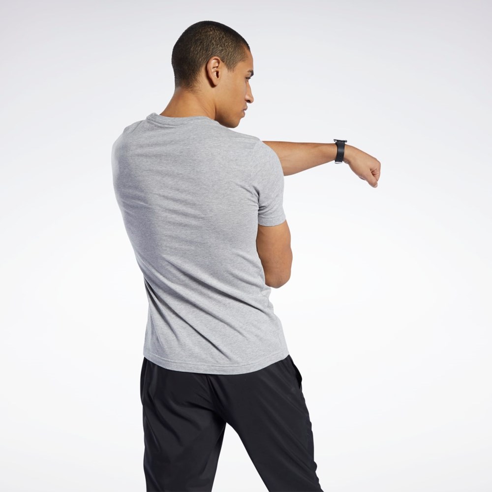 Reebok Graafinen Series Linear Logo Tee Harmaat | TEPKLV-926