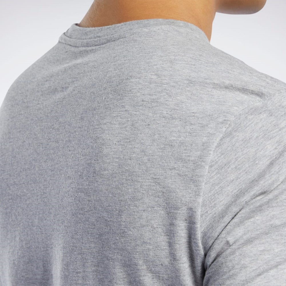 Reebok Graafinen Series Linear Logo Tee Harmaat | TEPKLV-926
