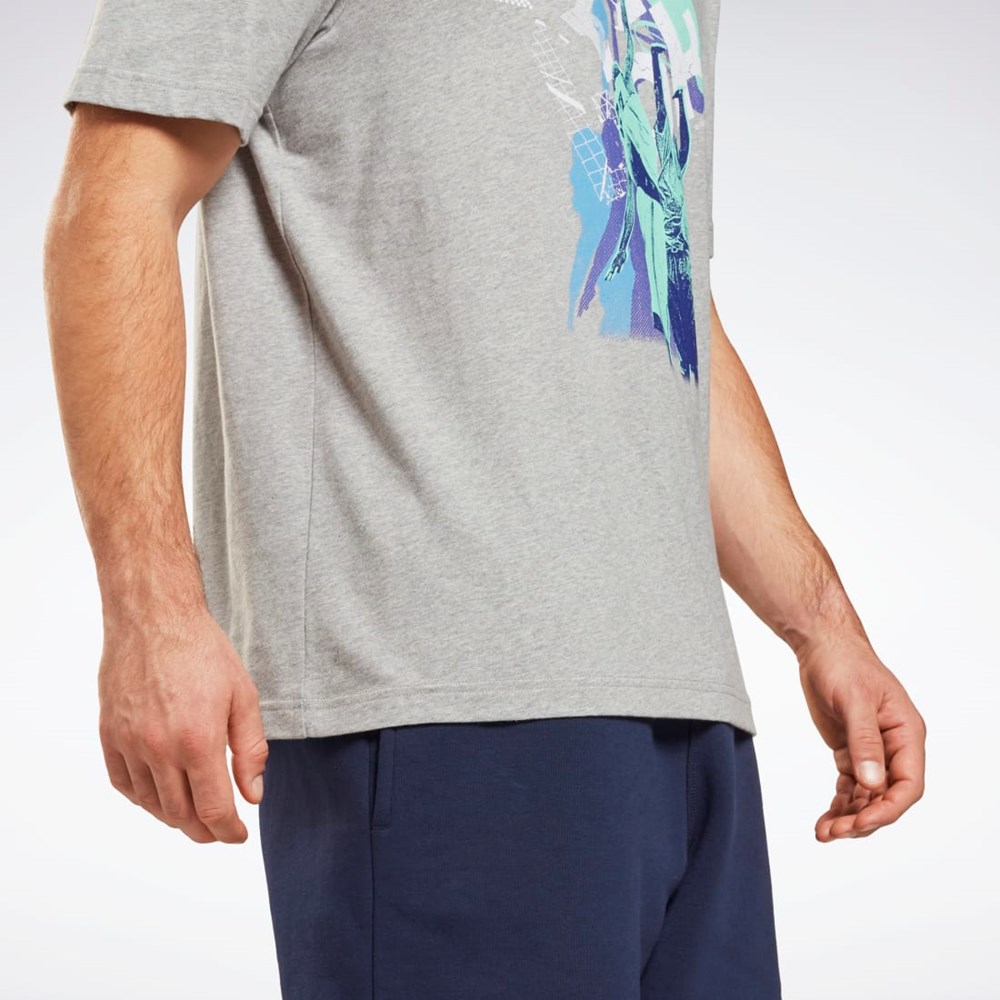 Reebok Graafinen Series T-Shirt Harmaat | WYGPND-932