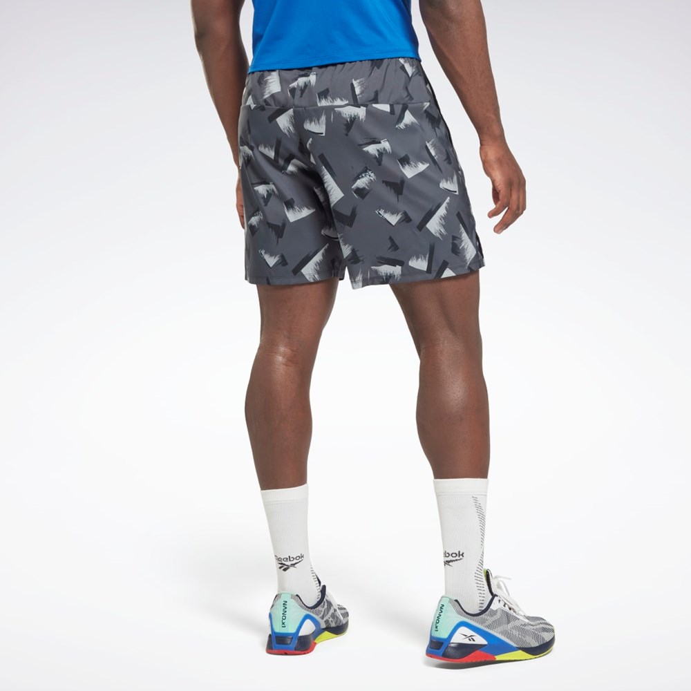 Reebok Graafinen Speed 2.0 Shorts Mustat | QEGITW-270