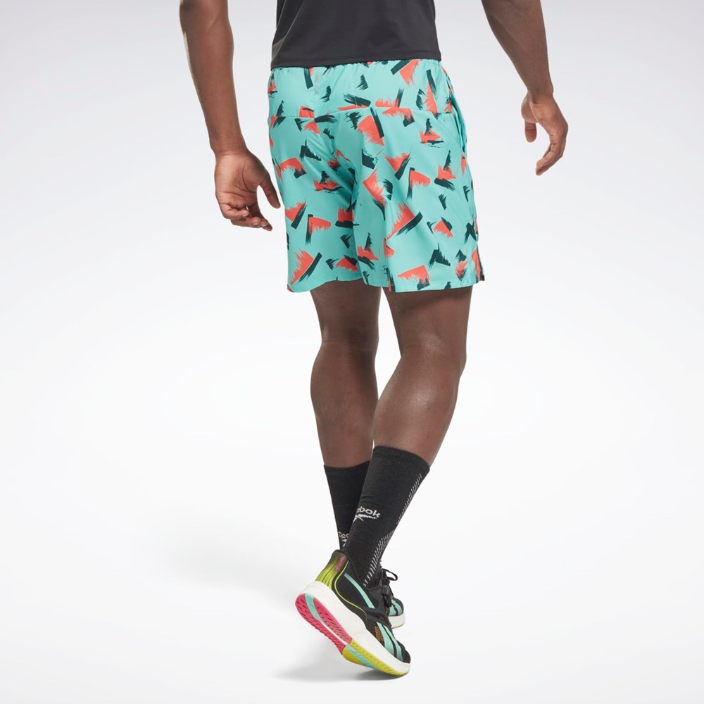 Reebok Graafinen Speed 2.0 Shorts Semi Classic Teal | ZWGRKM-543