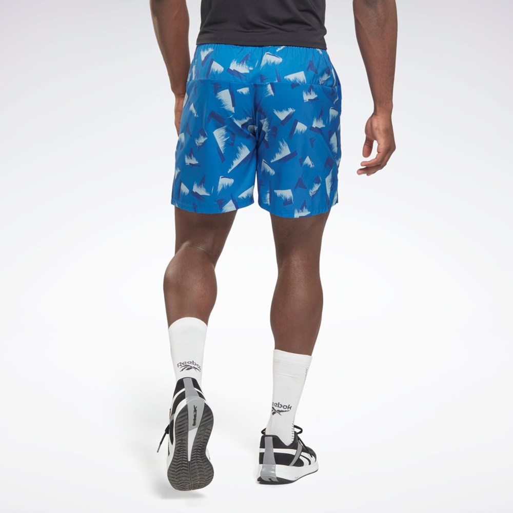 Reebok Graafinen Speed 2.0 Shorts Sininen | BNFVIY-365
