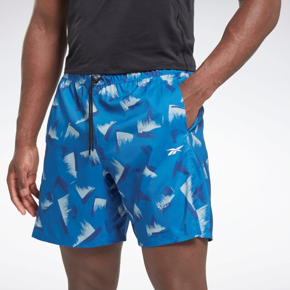 Reebok Graafinen Speed 2.0 Shorts Sininen | BNFVIY-365