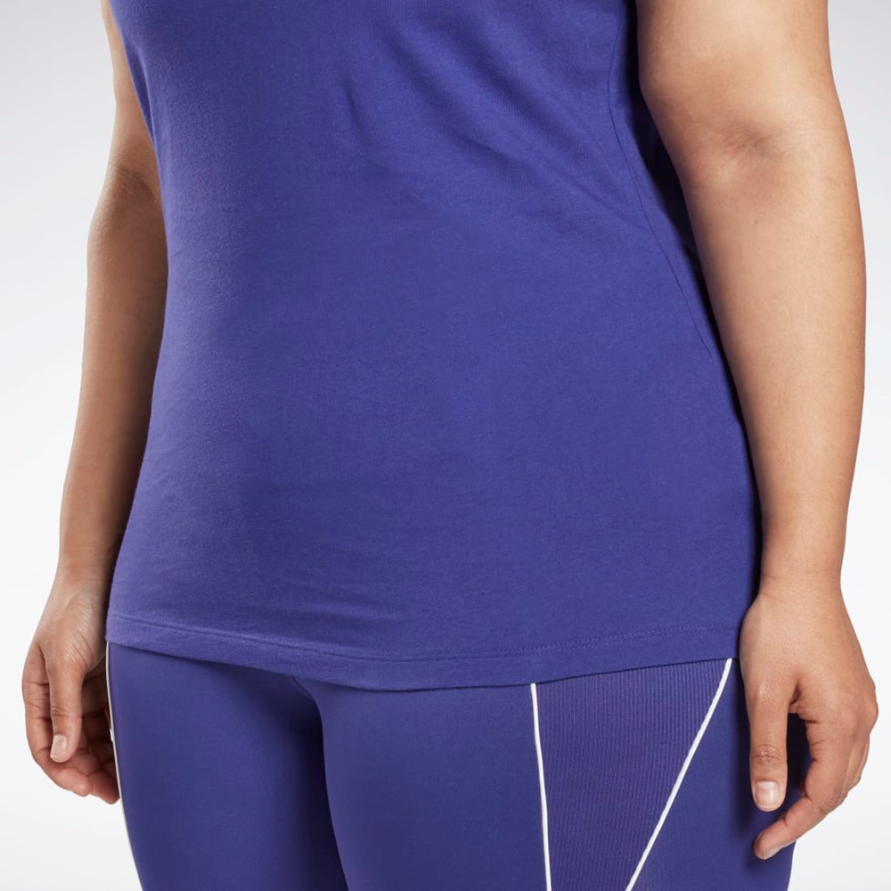 Reebok Graafinen Vector T-Shirt (Plus Size) Violetit | QDBLIG-270