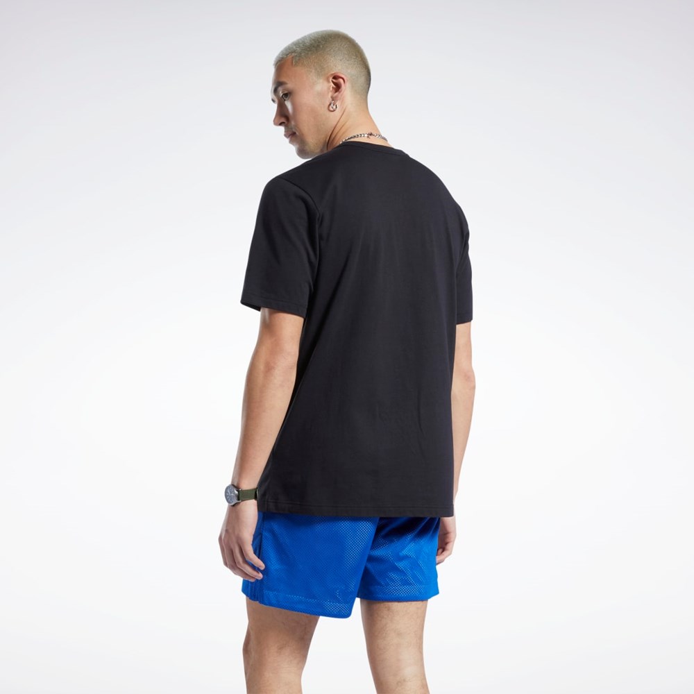Reebok Iverson Layup Lyhyt Sleeve T-Shirt Mustat | UBZANE-654