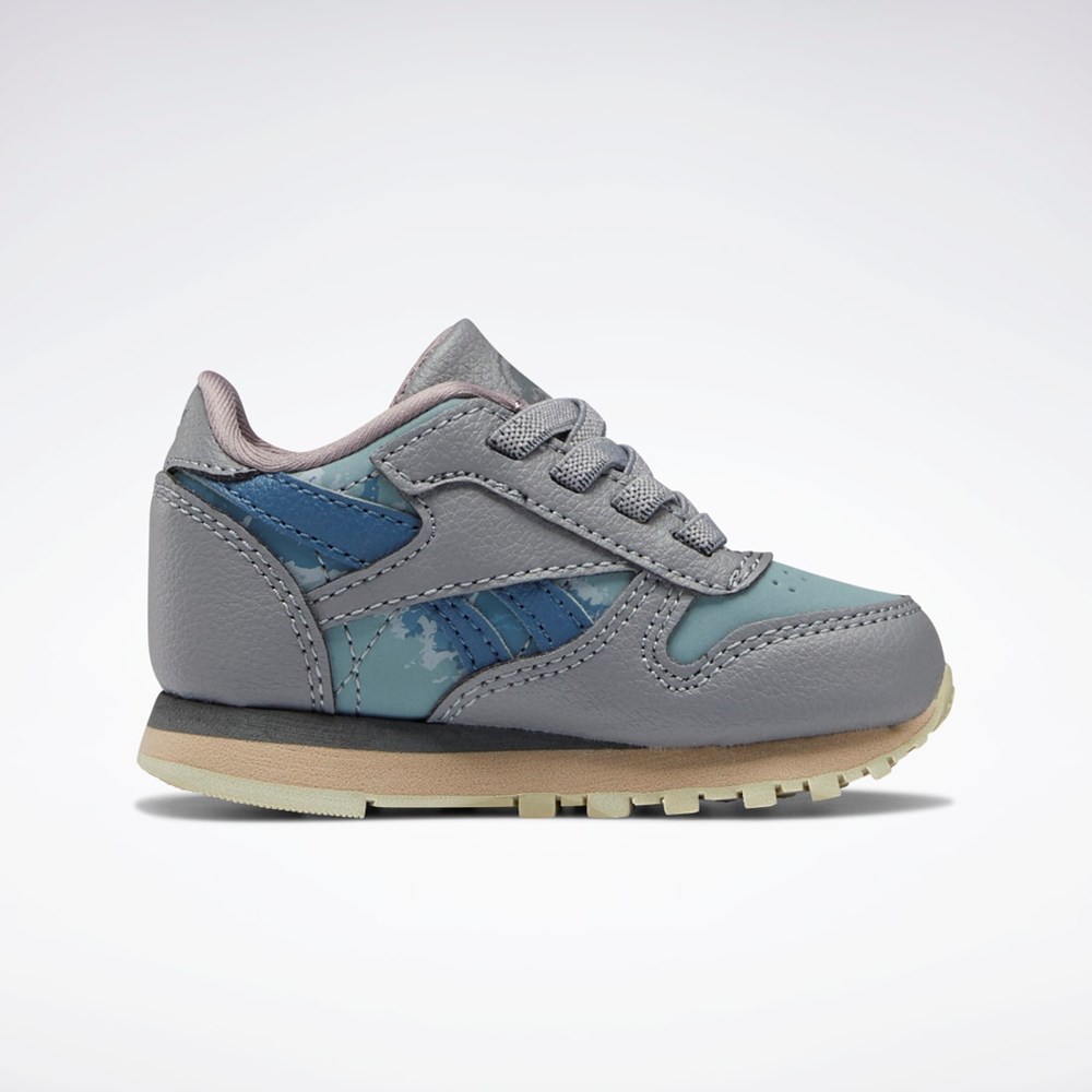 Reebok Jurassic World Classic Leather Shoes - Toddler Harmaat Sininen | PYIZXL-594