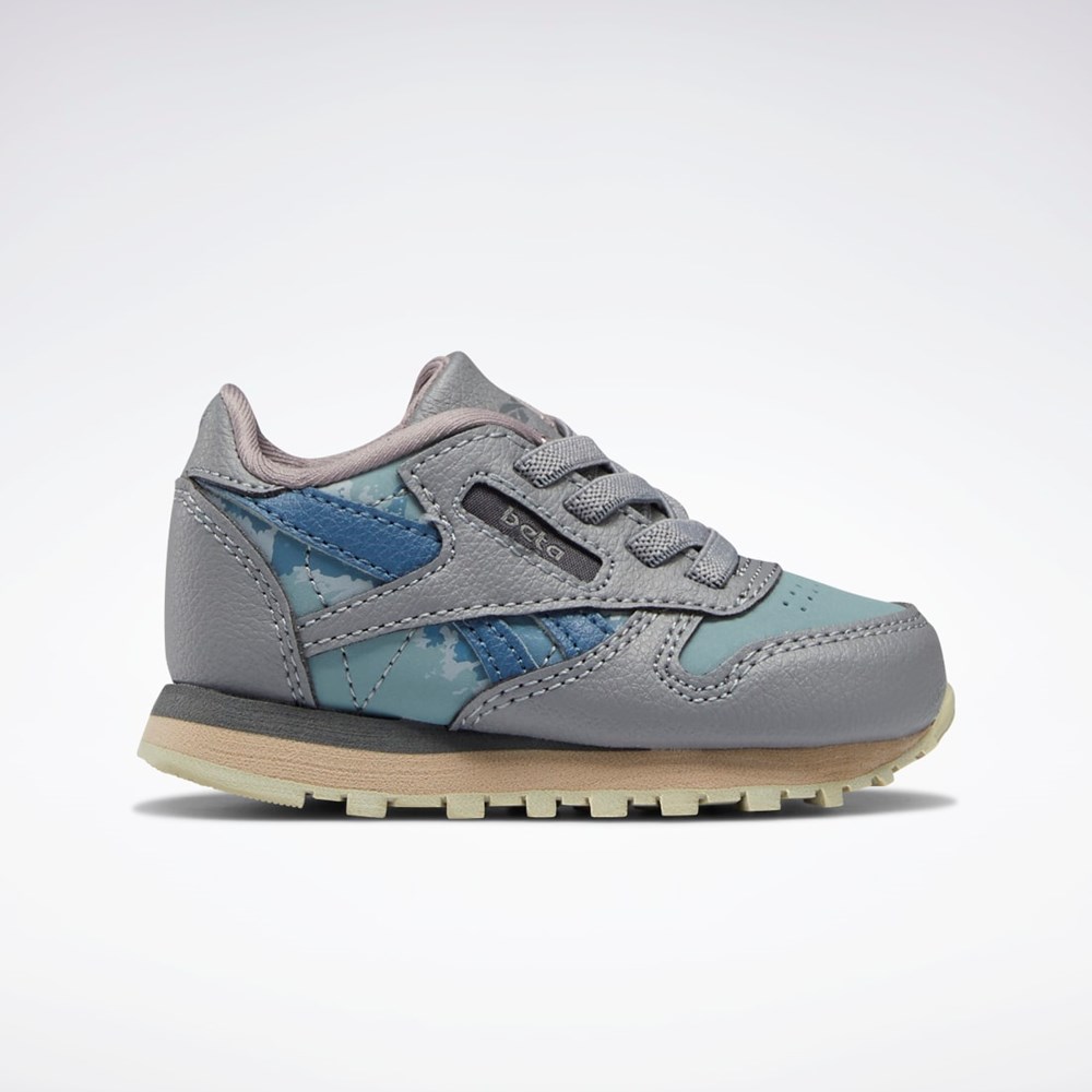Reebok Jurassic World Classic Leather Shoes - Toddler Harmaat Sininen | PYIZXL-594