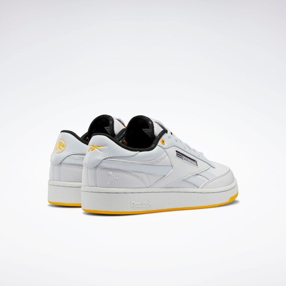 Reebok Jurassic World Club C Revenge Shoes Valkoinen Hopea Kultaiset | JMNOYW-927