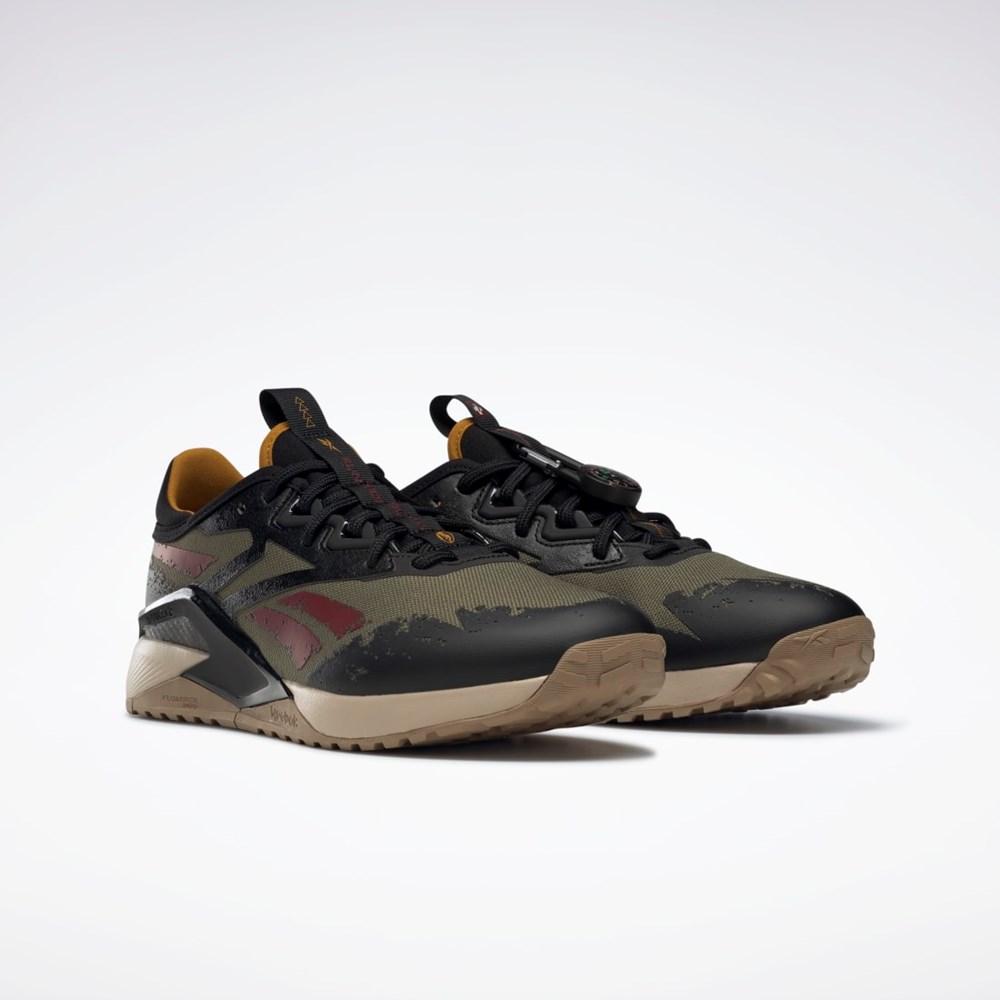 Reebok Jurassic World Nano X2 Adventure Koulutus Shoes Oliivinvihreä Mustat Khaki | ZUPMBJ-591