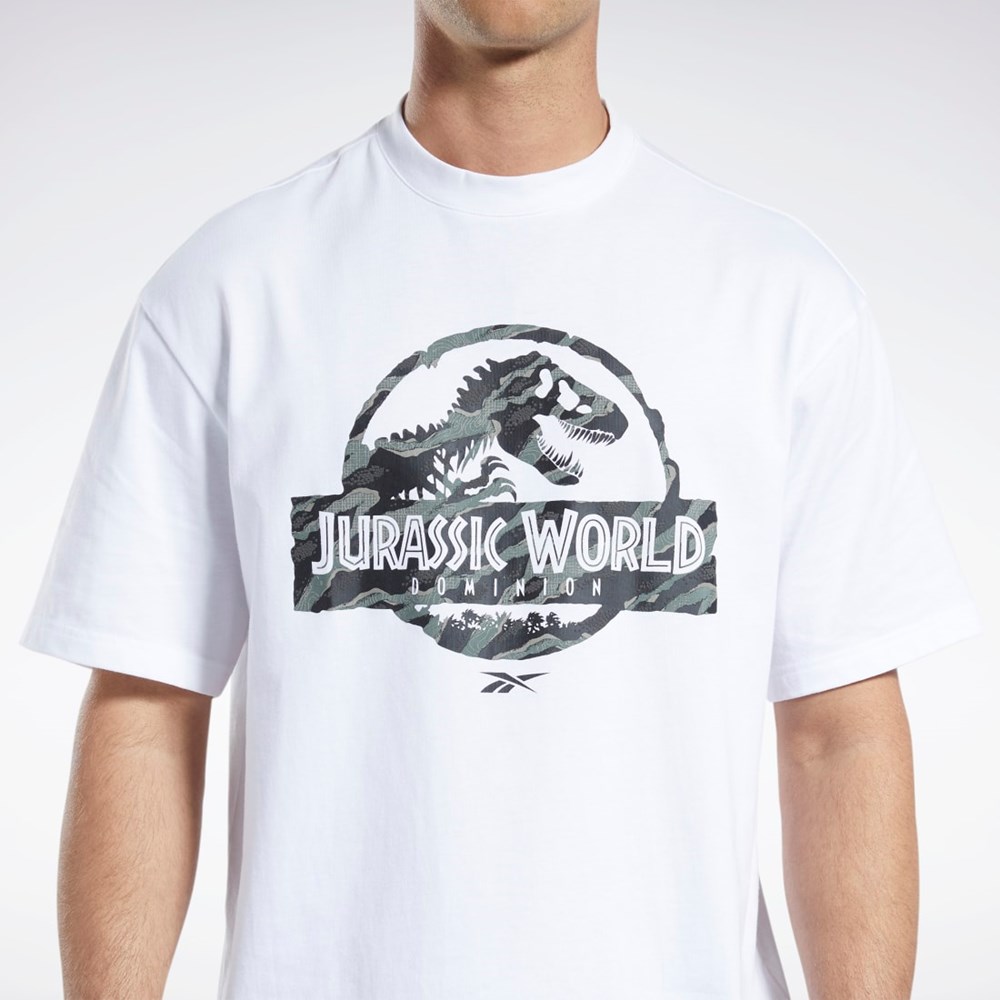 Reebok Jurassic World T-Shirt Valkoinen | UQJWMP-203