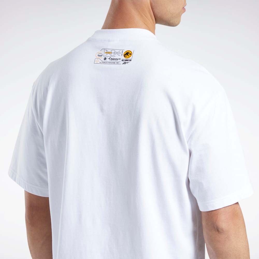 Reebok Jurassic World T-Shirt Valkoinen | UQJWMP-203