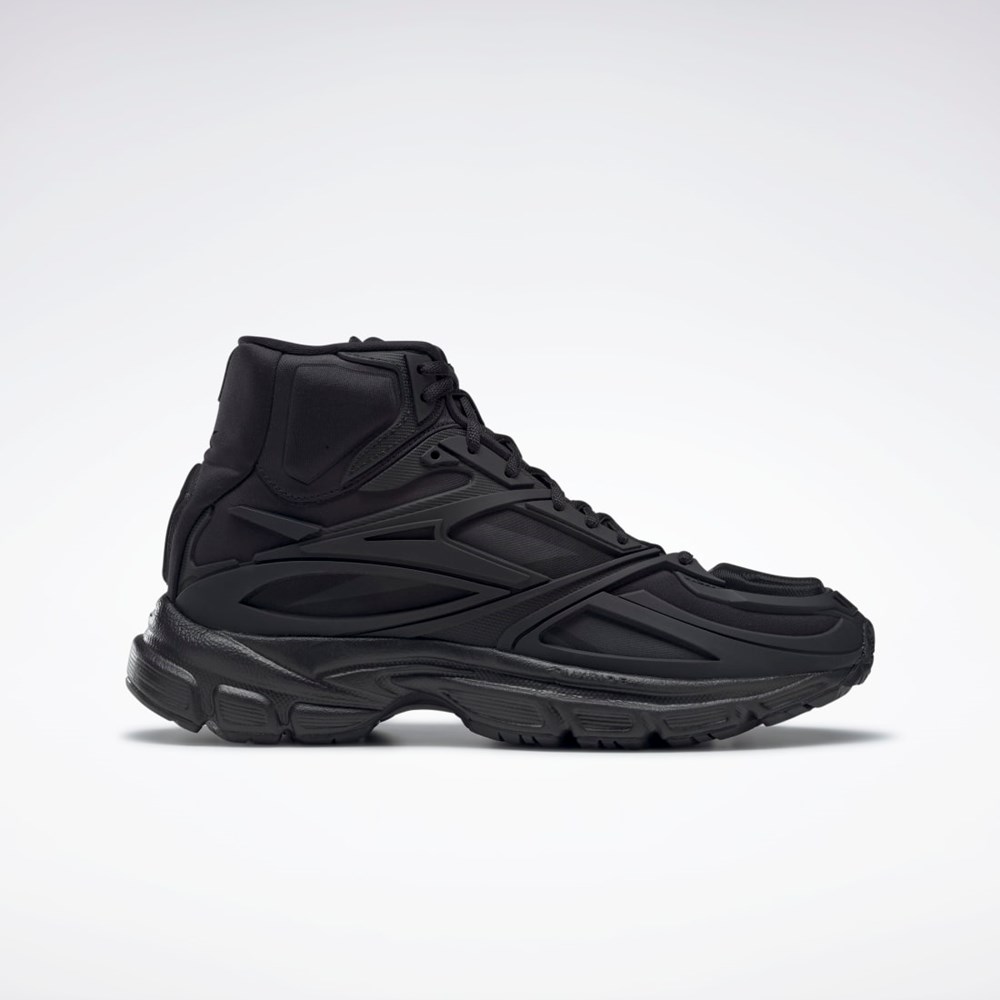 Reebok Kanghyuk Reebok Premier Maantie Modern Mid Koulutus Shoes Mustat Mustat Mustat | SBOZFP-596