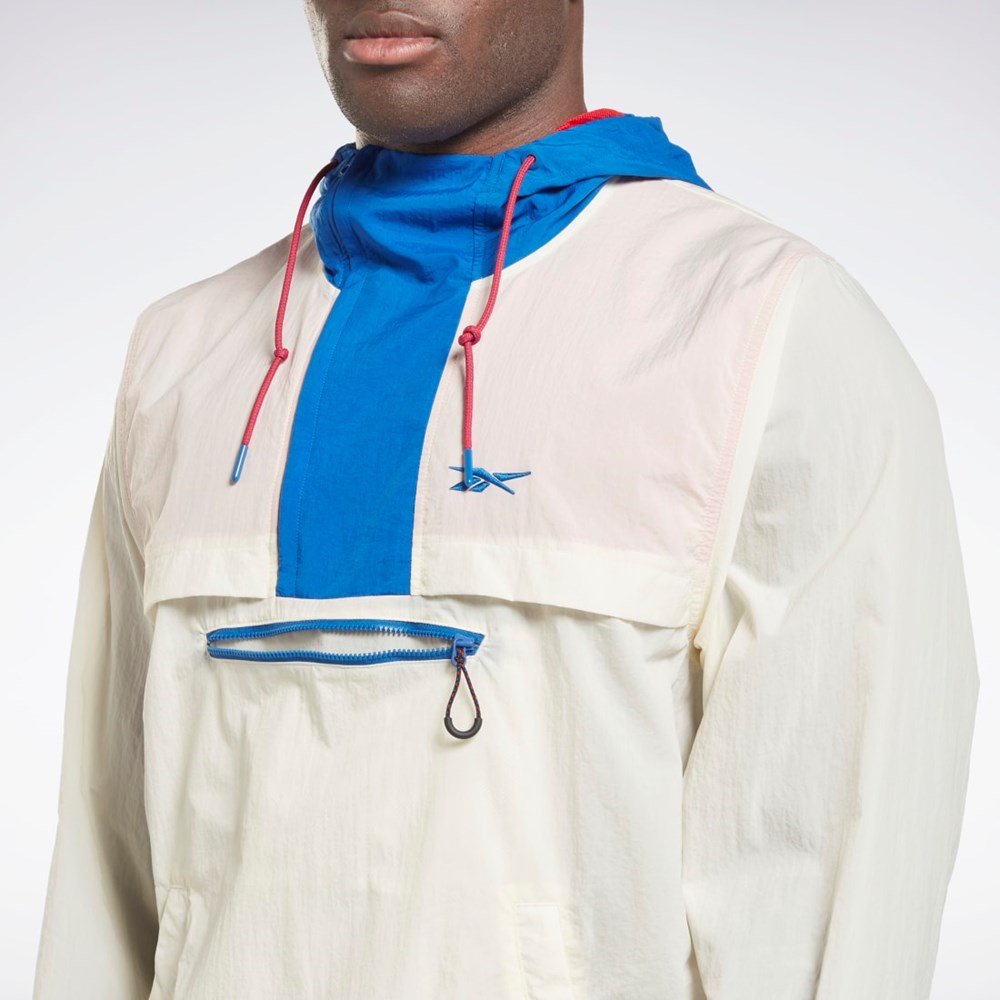 Reebok Kevyet Woven Anorak Jacket Valkoinen | LPFHBA-642