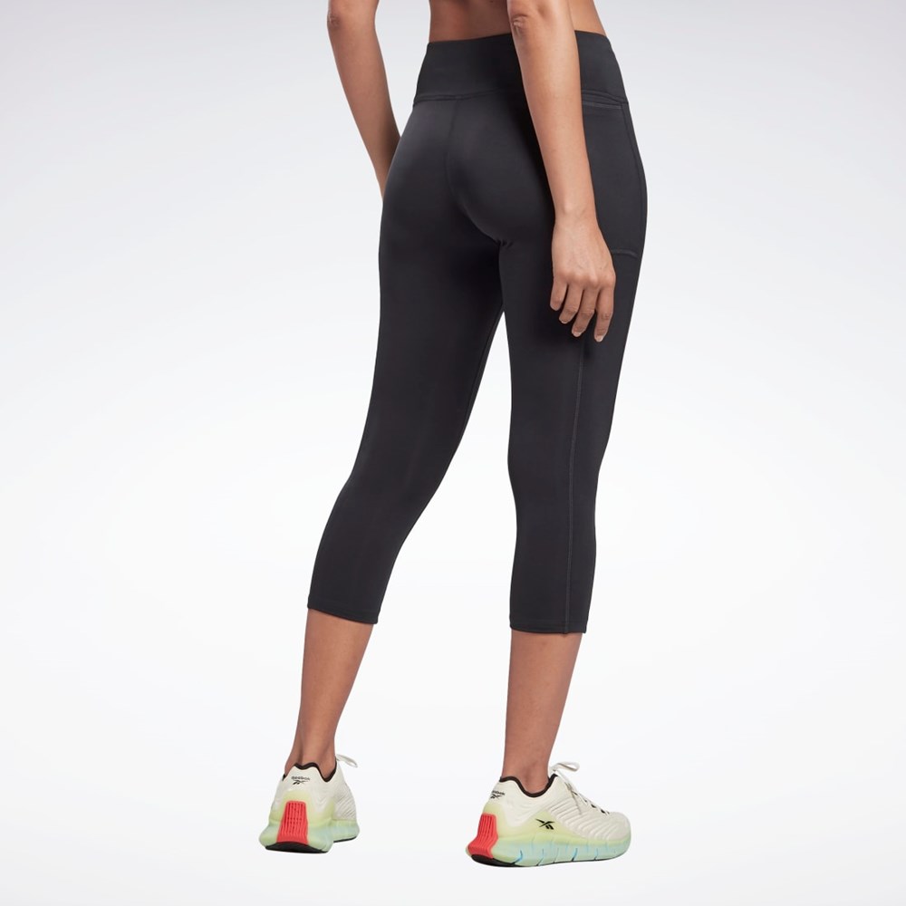 Reebok Koulutus Essentials 3/4 Tights Mustat | EIMUZP-832
