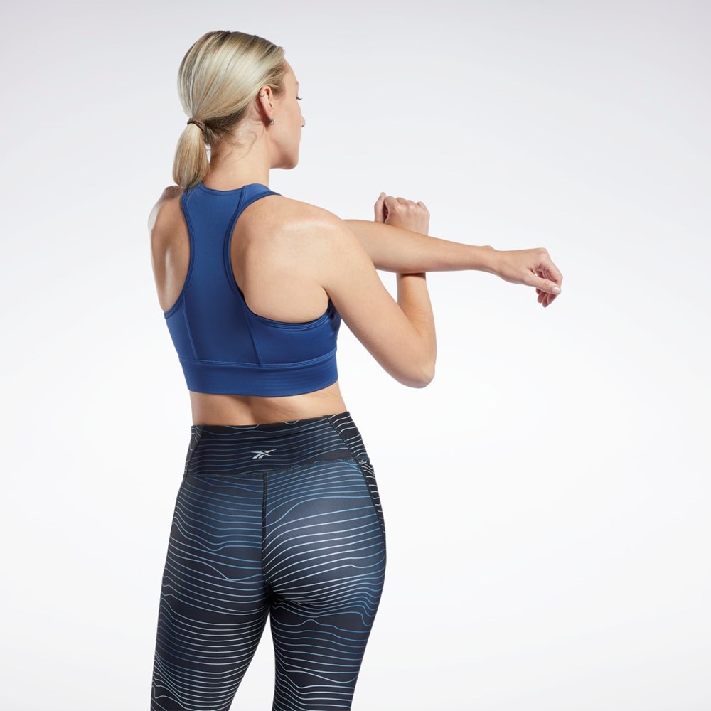 Reebok Koulutus Essentials High-Impact Bra Sininen | WKSEGV-361