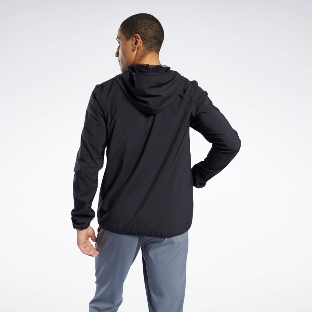 Reebok Koulutus Essentials Jacket Mustat | VYGISH-364