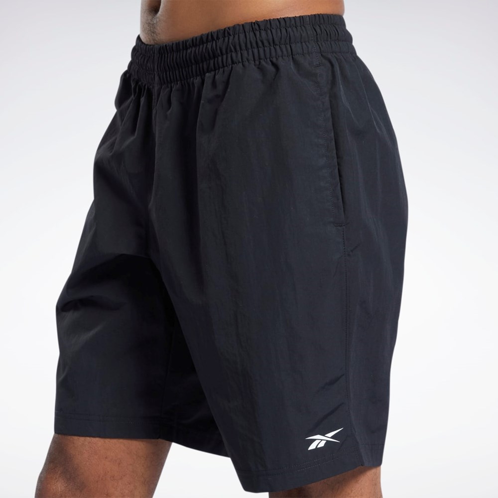 Reebok Koulutus Essentials Utility Shorts Mustat | RVGZNI-461