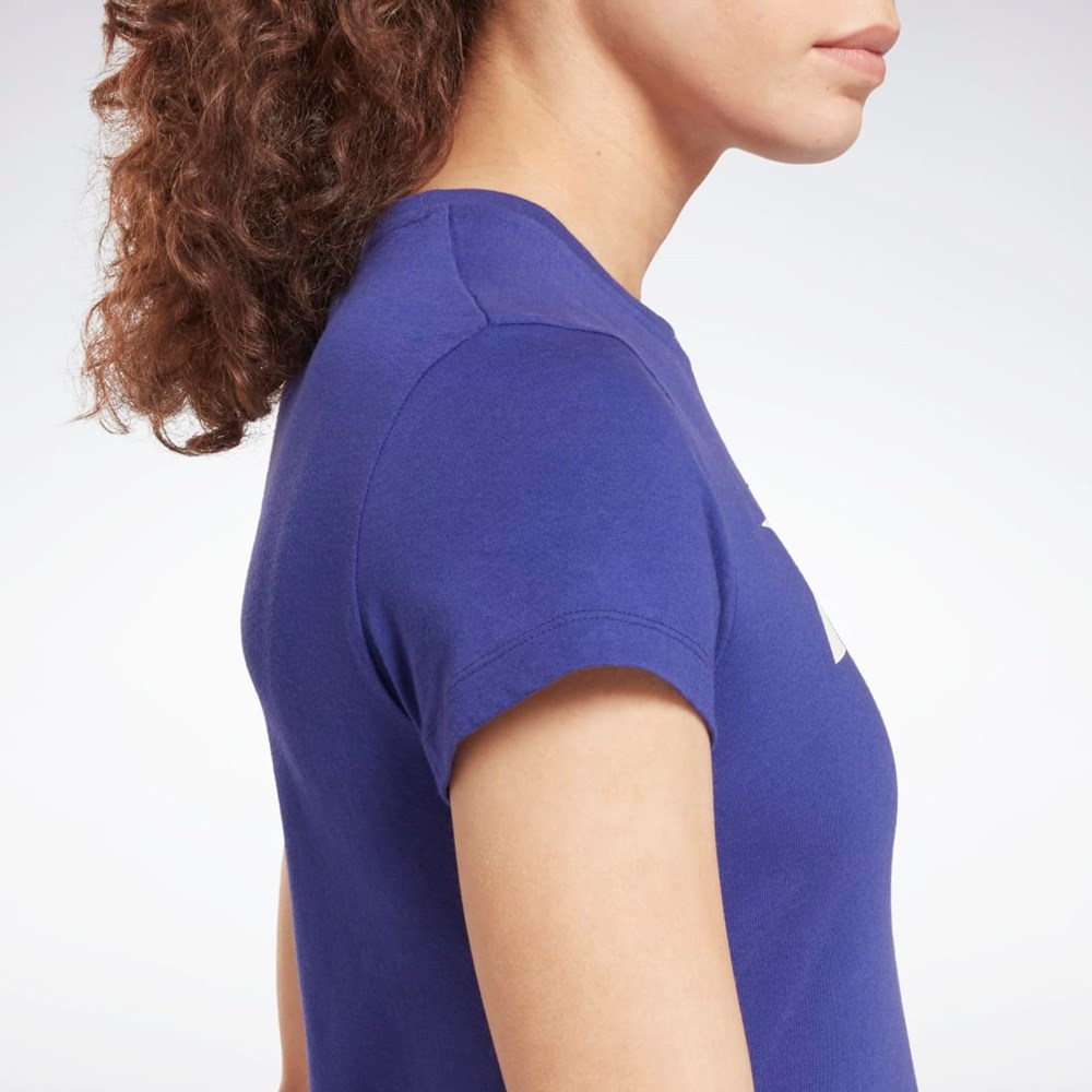 Reebok Koulutus Essentials Vector Graafinen Tee Violetit | MVHIKB-691