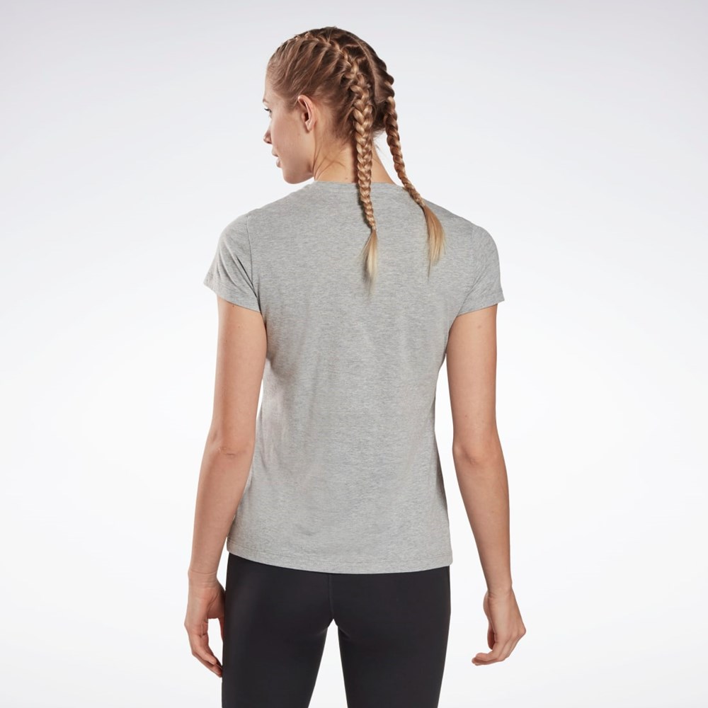 Reebok Koulutus Essentials Vector Graafinen Tee Harmaat | UDHQCW-130