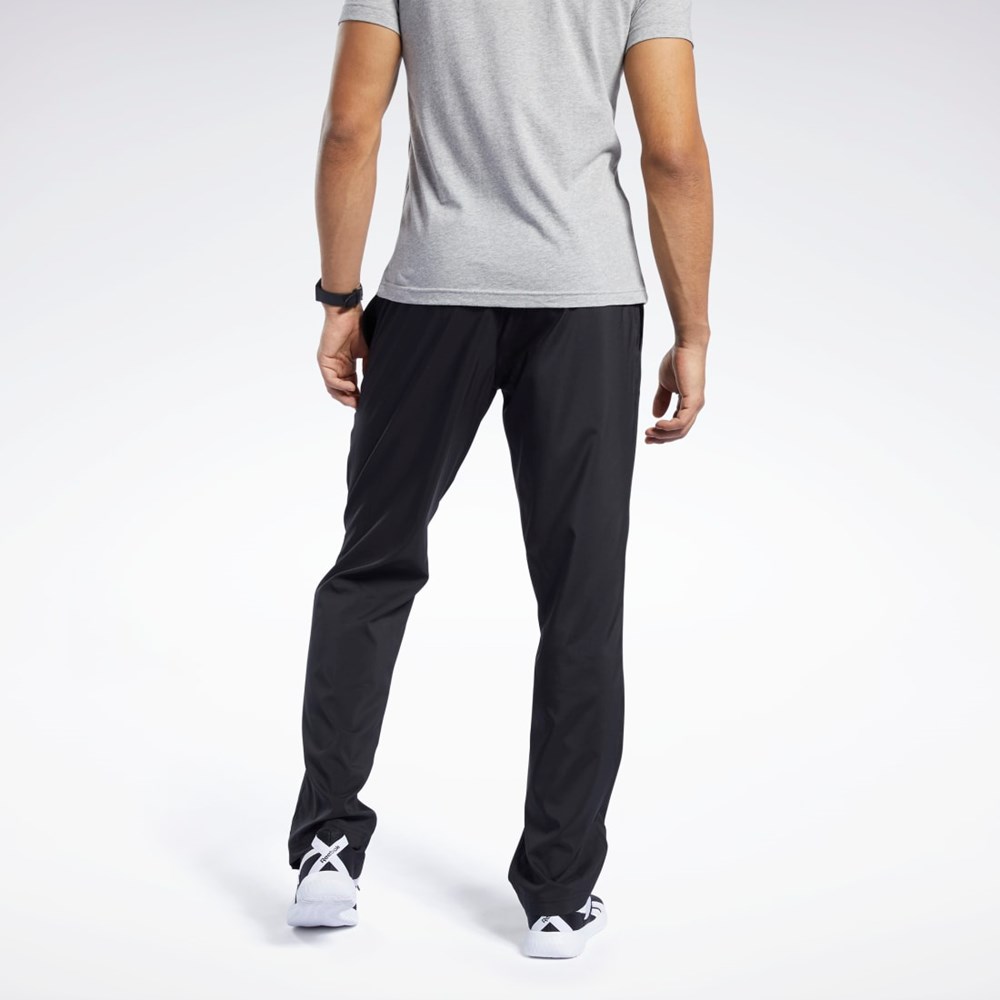Reebok Koulutus Essentials Woven Unlined Pants Mustat | ANVCXB-546