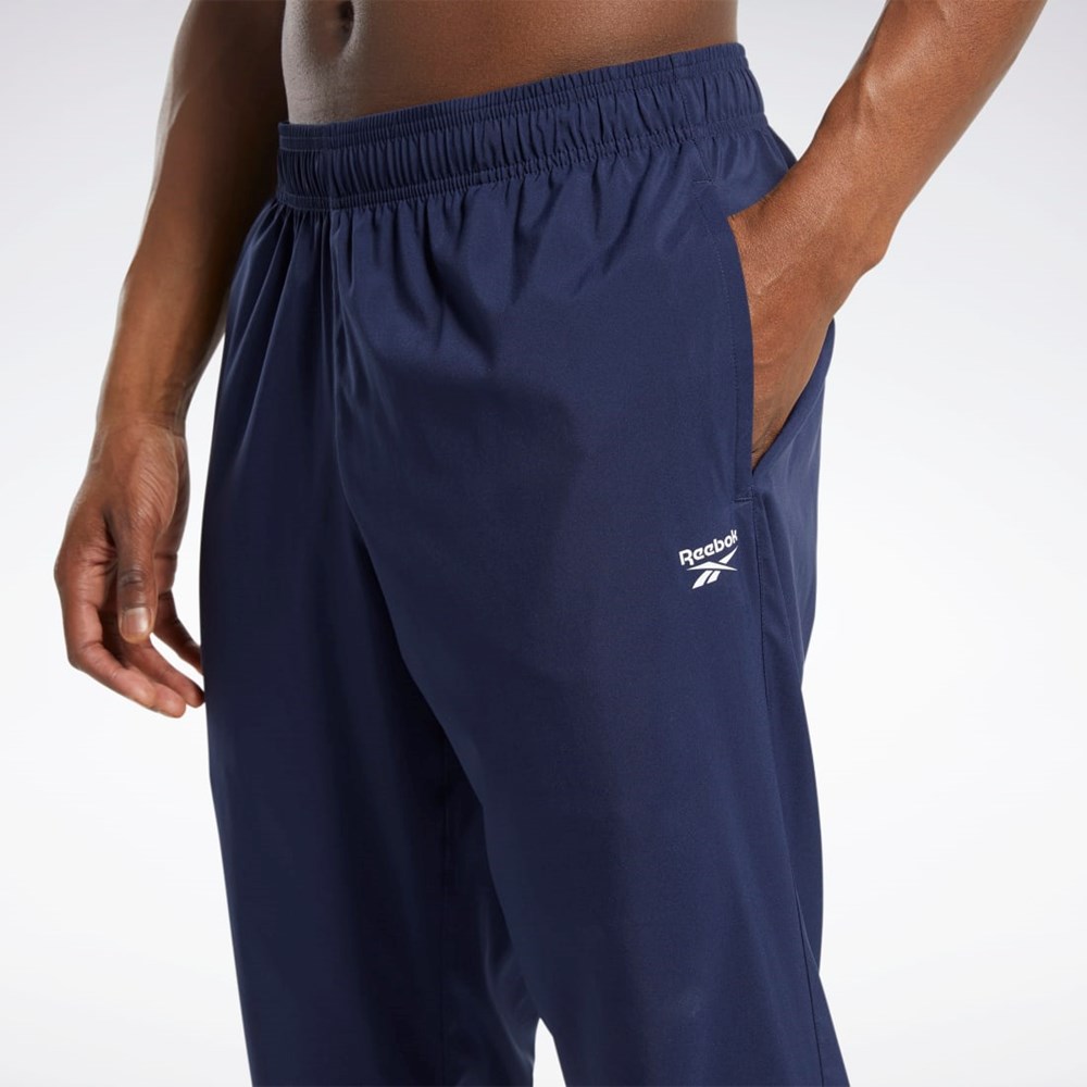 Reebok Koulutus Essentials Woven Unlined Pants Laivastonsininen | FMTUKC-460