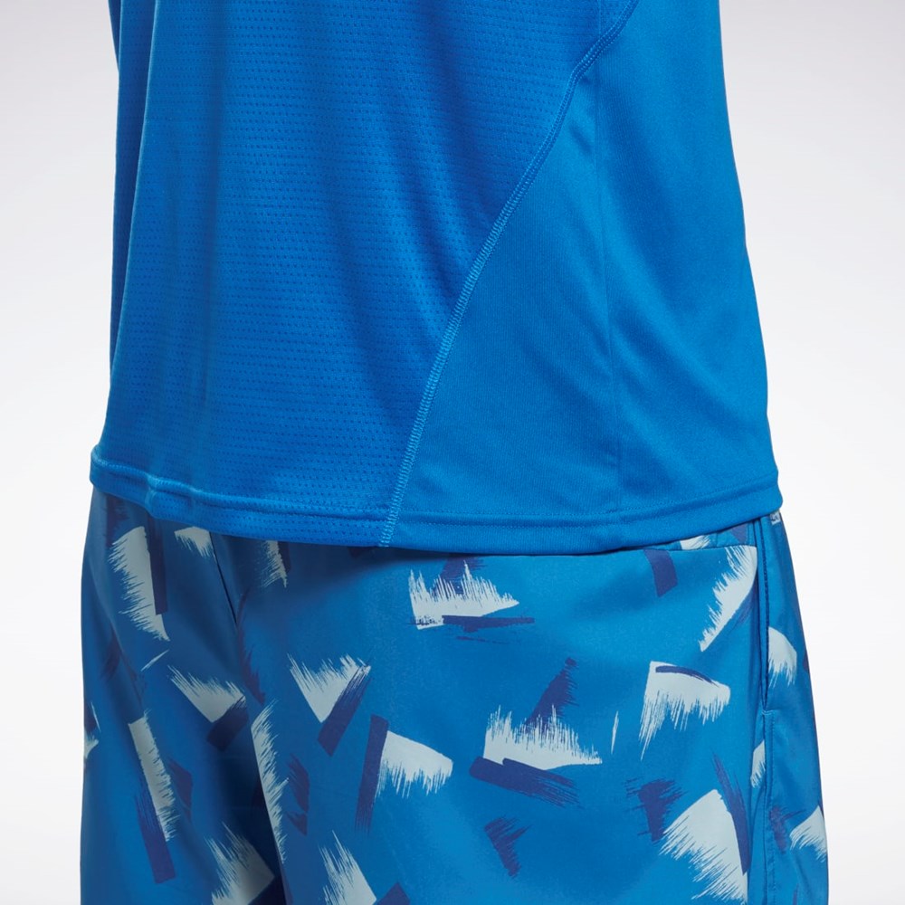 Reebok Koulutus Long Sleeve T-Shirt Sininen | NORGYS-974