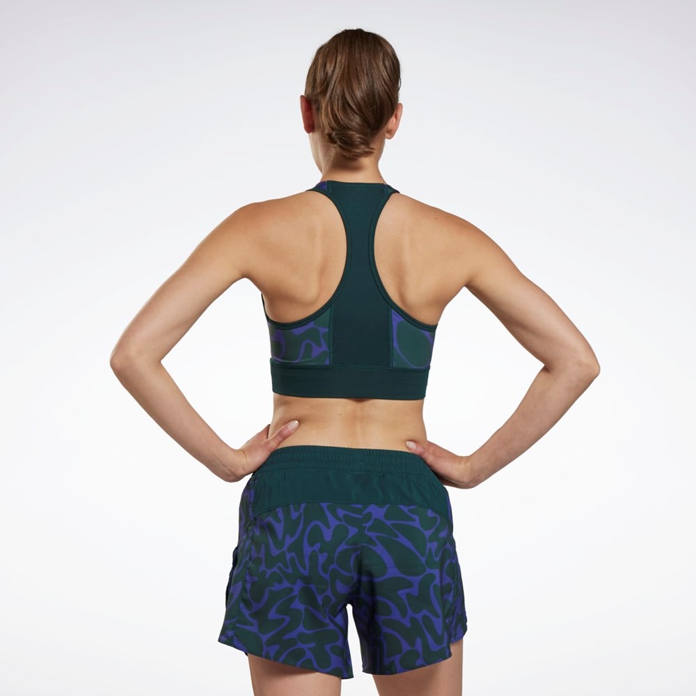 Reebok Koulutus Printed Sports Bra Vihreä | LQDHXI-072