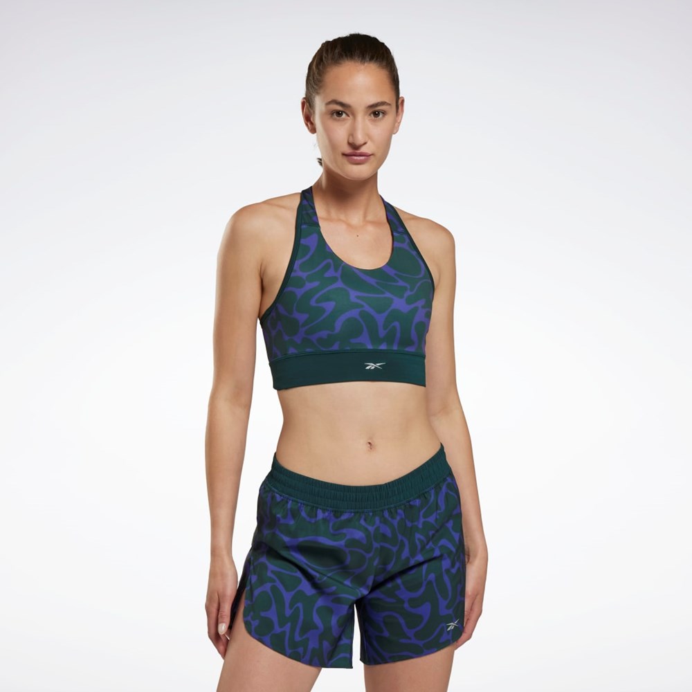 Reebok Koulutus Printed Sports Bra Vihreä | LQDHXI-072