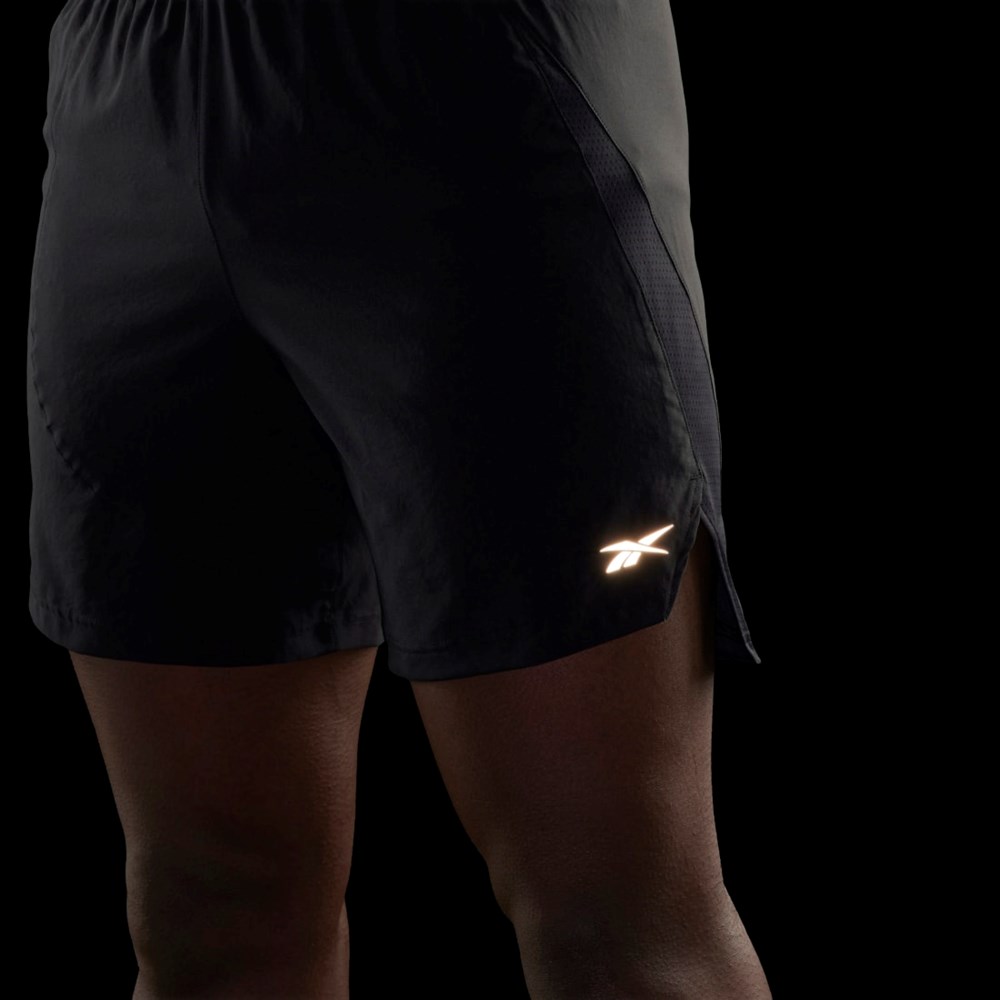 Reebok Koulutus Shorts Mustat | QMKHUJ-648