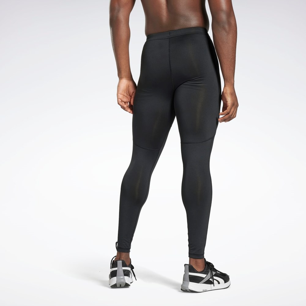 Reebok Koulutus Speedwick Tights Mustat | SYQFON-391