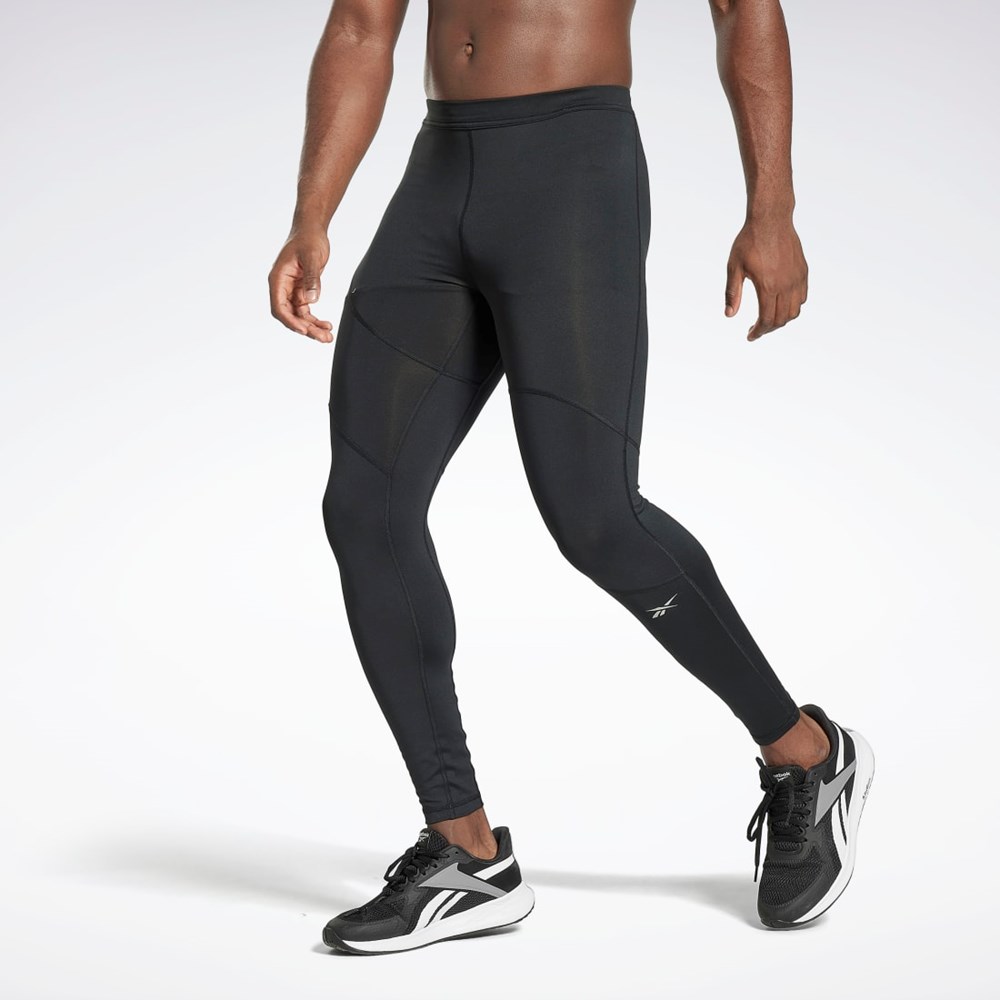 Reebok Koulutus Speedwick Tights Mustat | SYQFON-391