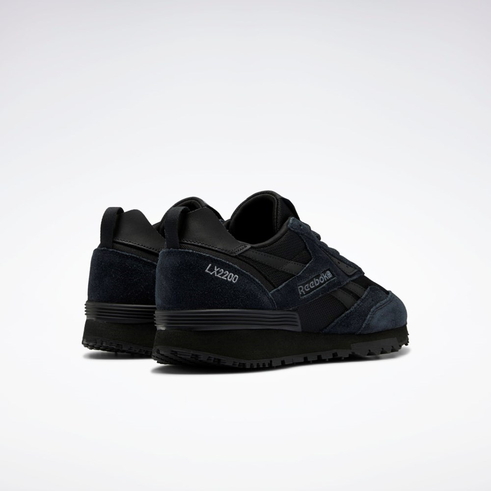 Reebok LX2200 Shoes Mustat Mustat Mustat | UPXJVE-218