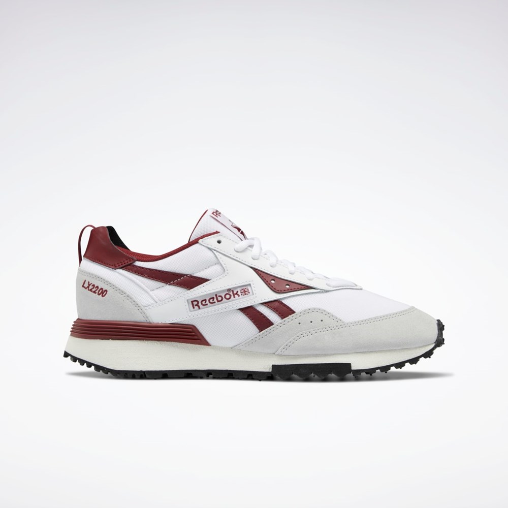 Reebok LX2200 Shoes Valkoinen Viininpunainen Harmaat | QWVMJB-075