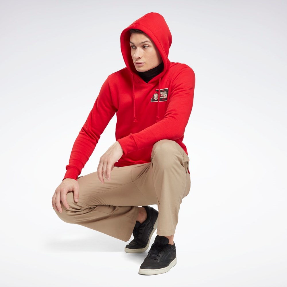 Reebok La Casa De Papel Sweatshirt Punainen | YHUOKG-817