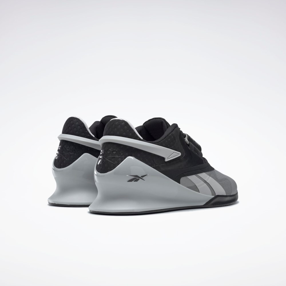Reebok Legacy Lifter II Weightlifting Shoes Mustat Harmaat | CGNJFR-652