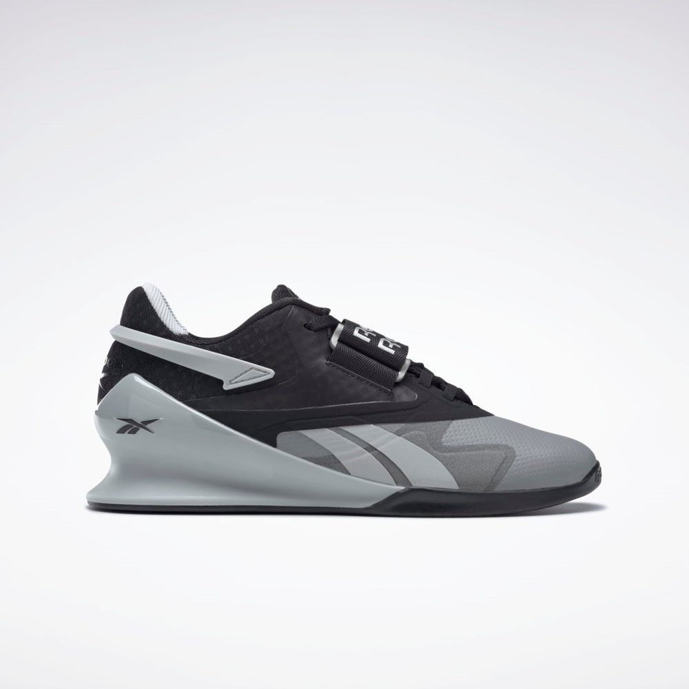 Reebok Legacy Lifter II Weightlifting Shoes Mustat Harmaat | CGNJFR-652
