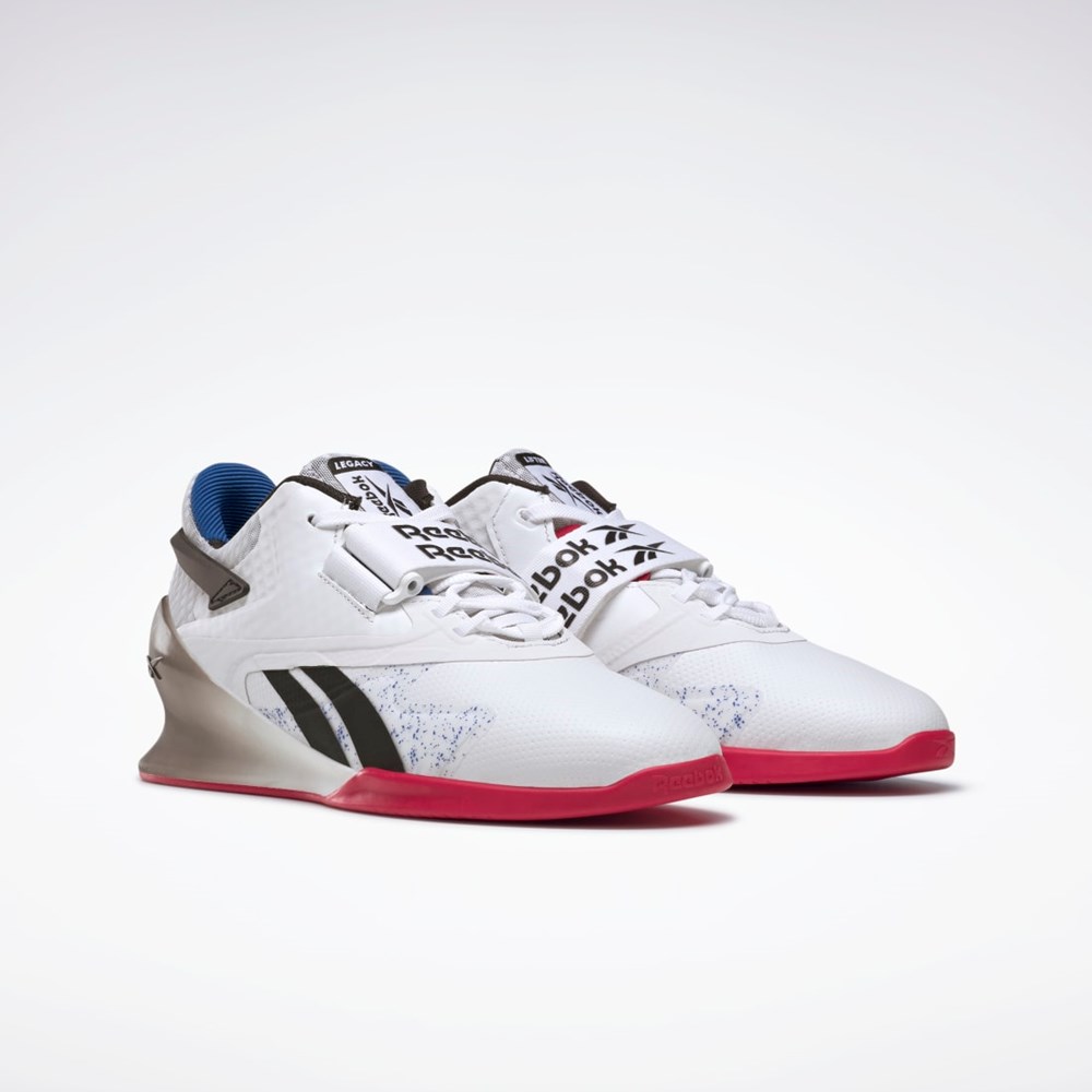 Reebok Legacy Lifter II Weightlifting Shoes Valkoinen Mustat Punainen | JWRFOH-957