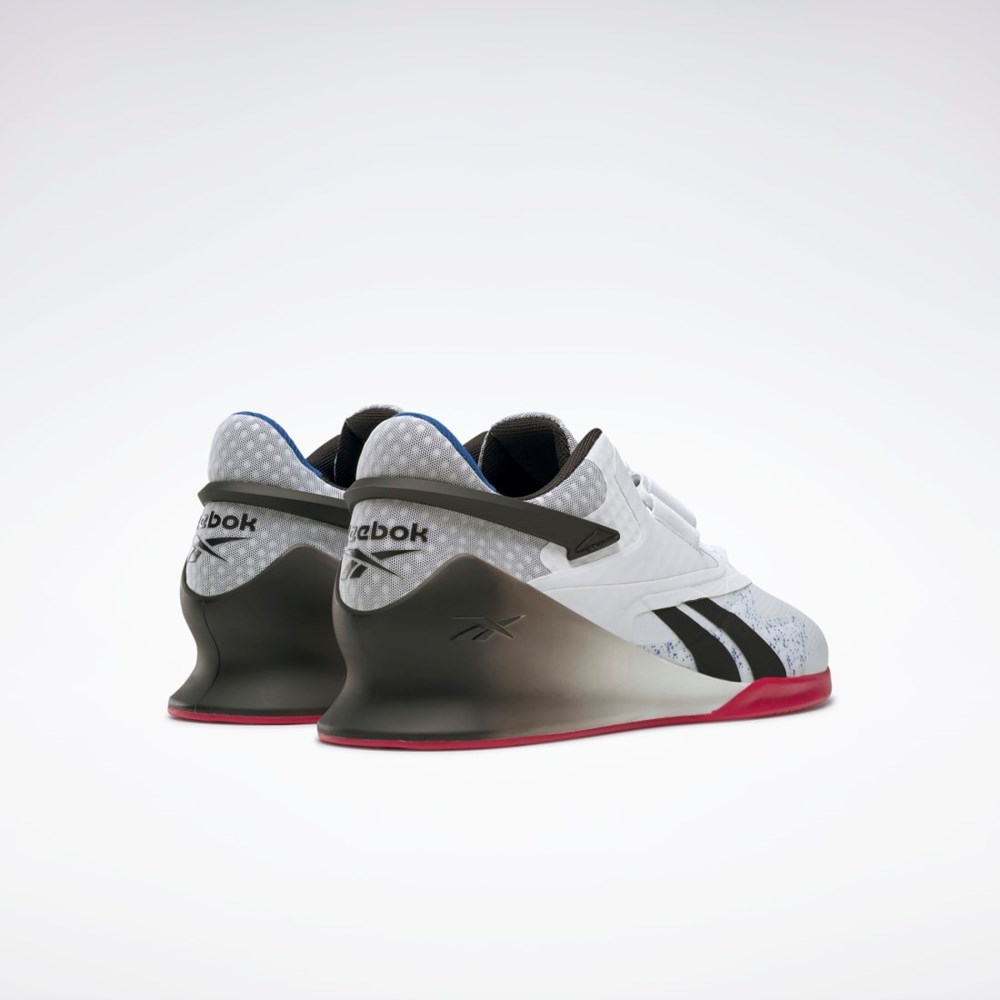 Reebok Legacy Lifter II Weightlifting Shoes Valkoinen Mustat Punainen | JWRFOH-957