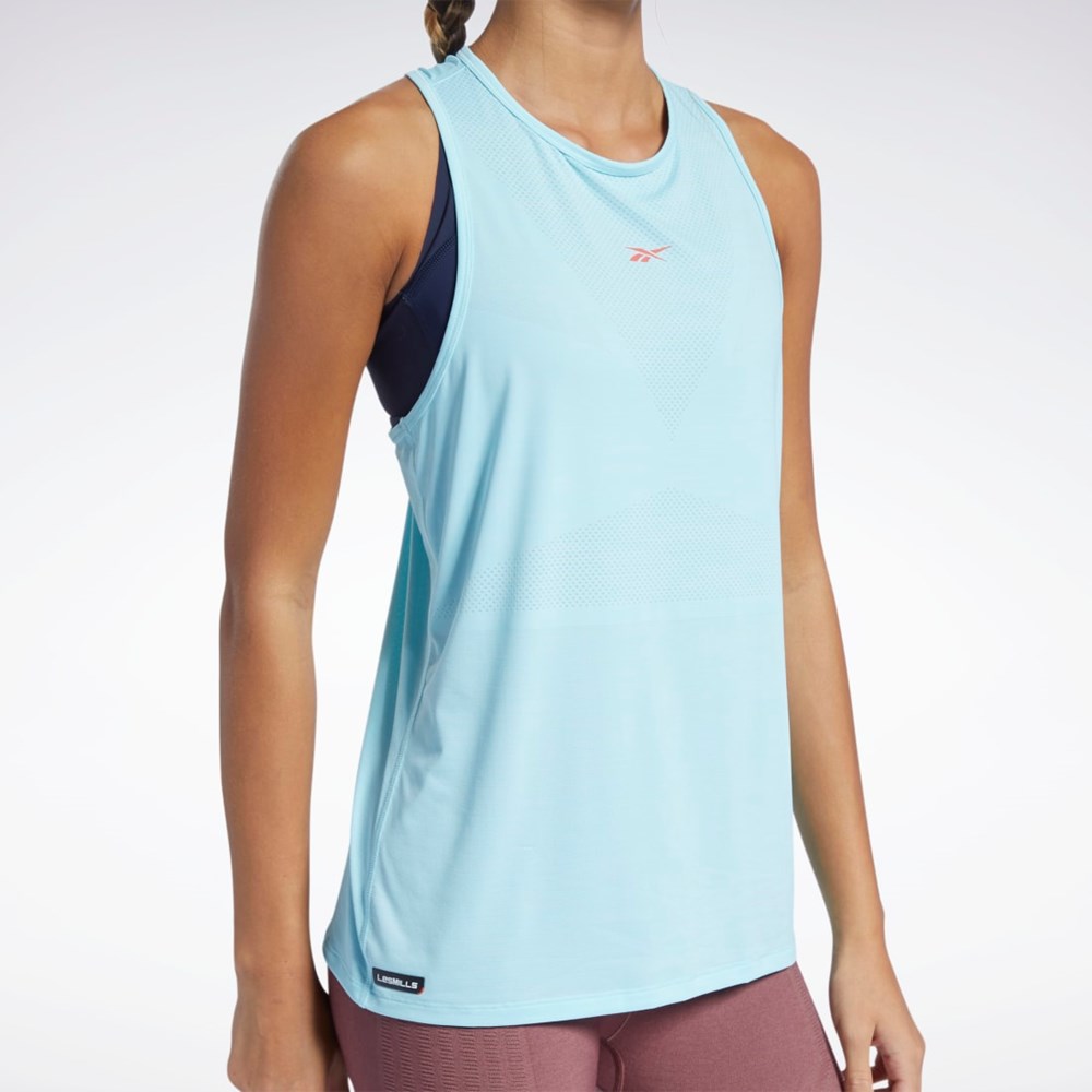 Reebok Les Mills® Activchill Vent Tank Top Digital Glow | QHZAID-375